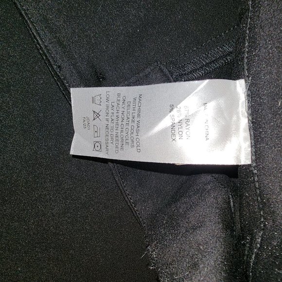 Quince Ultra-Stretch Ponte Cropped Wide Leg Pant NWT Black Size 10 - Picture 6 of 7